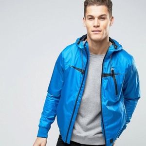 Men's Blend Blue Windbreaker Jacket